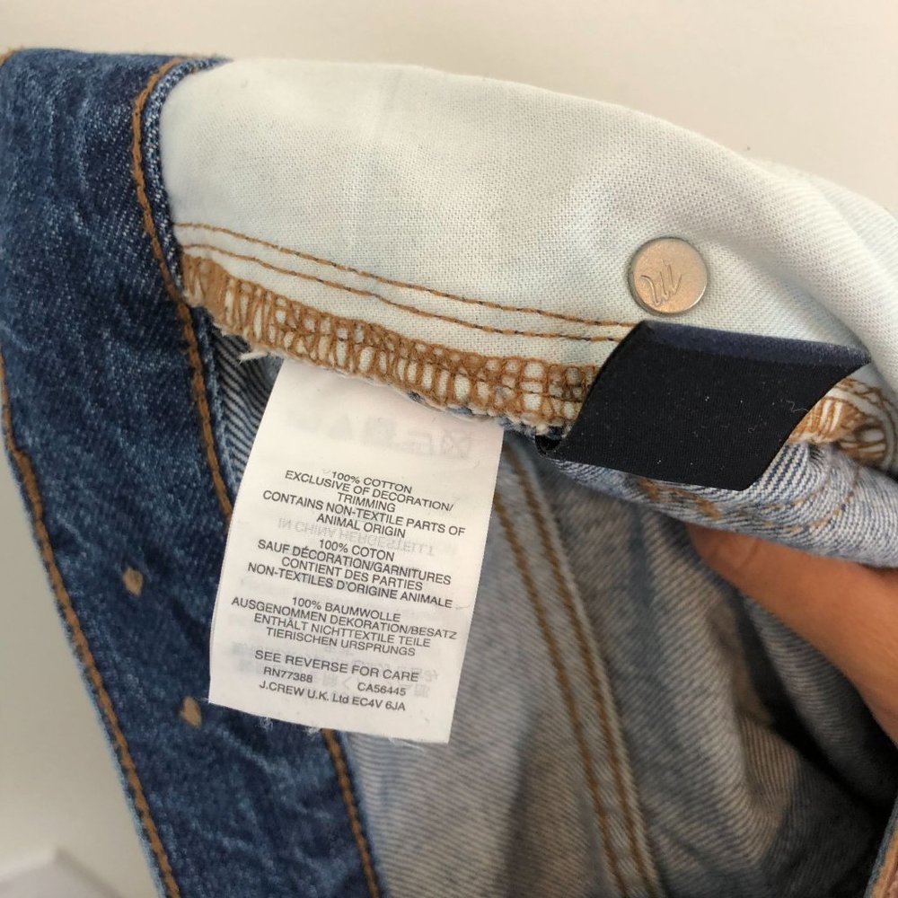 Madewell Rigid Straight High Rise Cropped Jeans - Picture 9 of 15